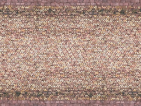 Noch NO56605 3D Cardboard Sheet Brick for H0