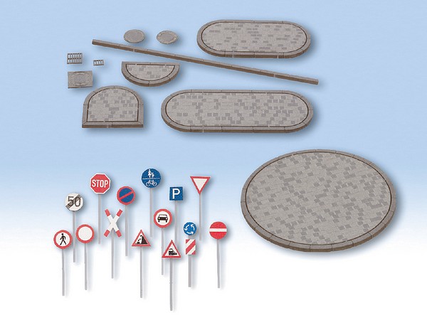 Noch NO60525 Road Decoration Set for H0