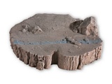 Noch NO10001 Diorama Base treetrunk for 1-0-H0-TT-N-Z