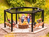 Noch NO14369 Barbecue Place with Swings for H0