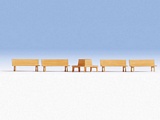 Noch NO14851 Benches for H0
