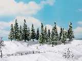 Noch NO24680 Snowy Fir Trees for H0-TT