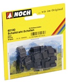 Noch NO60180 Mounting Clips for G-1-0-H0-H0M-H0E-TT