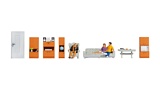 NO16286 Themed Figures Set 'Living Room'