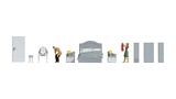 NO16287 Themed Figures Set 'Bedroom'
