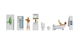 NO16289 Themed Figures Set 'Bathroom'