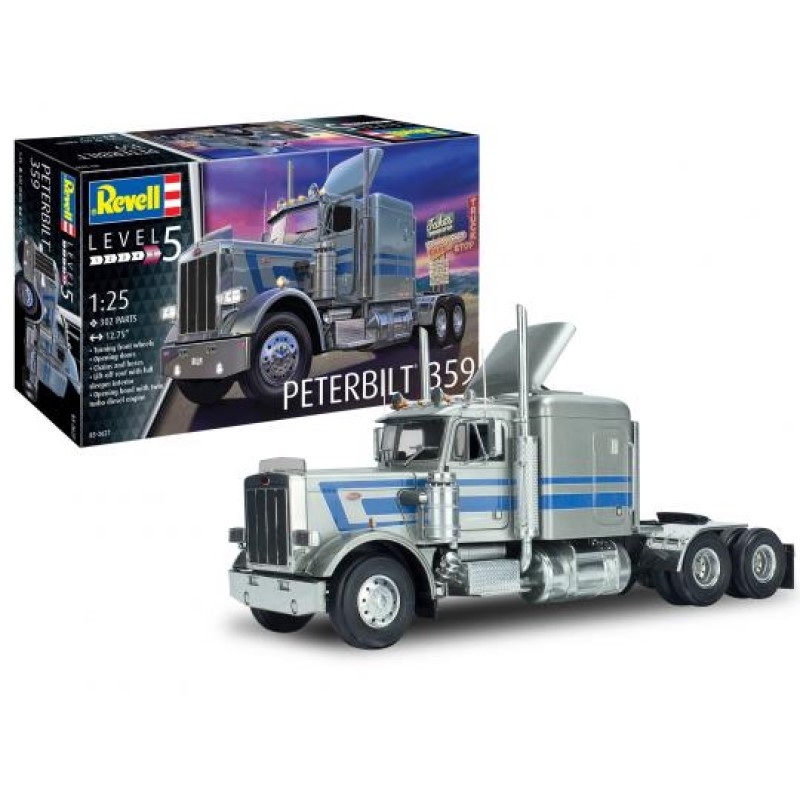 Revell Peterbilt ロードトレイン1:24 Revell 1/24 Scale 08893 - Peterbilt Road Train Truck