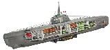 Revell 05078 1-144 U-Boat Type XXI w-Interior
