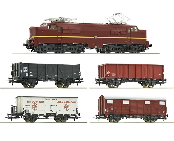 Roco 61459 NS Electric Locomotive Freight Train Set