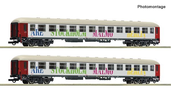 Roco 6200099 2 Piece Set Passenger Coaches Snalltaget DC