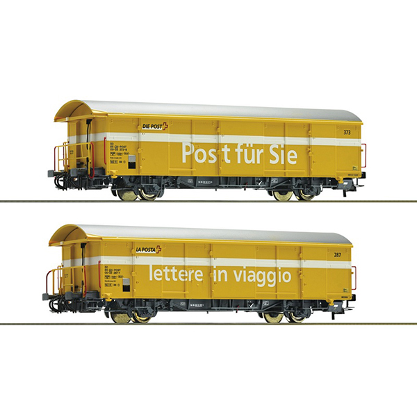 Roco 76201 SBB Postal Goods Wagon Z2 Set