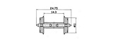 Roco 40192 DC NEM standard wheel set