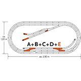 Roco 61104 Track set E