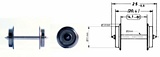 Roco 6561 AC Wheel Set