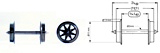 Roco 6563 Exchange double spoked wheel set for AC operation