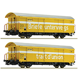 Roco 76200 SBB Postal Goods Wagon Z2 Set