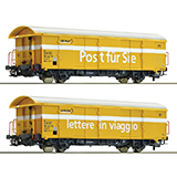 Roco 76202 SBB Postal Goods Wagon Z2 Set