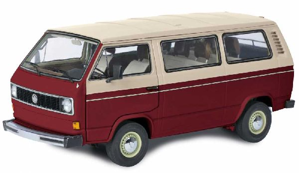 Schuco 450038100 VW T3a Bus Red-White