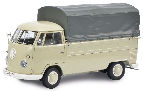 Schuco 450785100 VW T1 Pickup with Tarp Beige