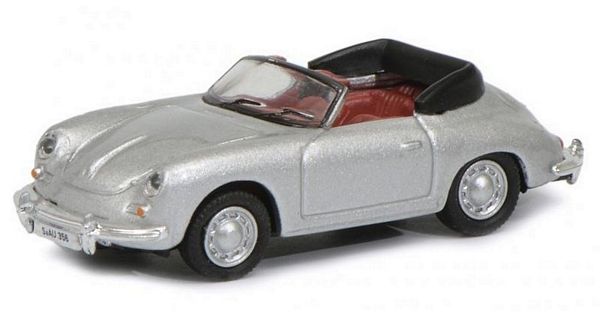 Schuco 452654600 Porsche 356 Silver Convertible