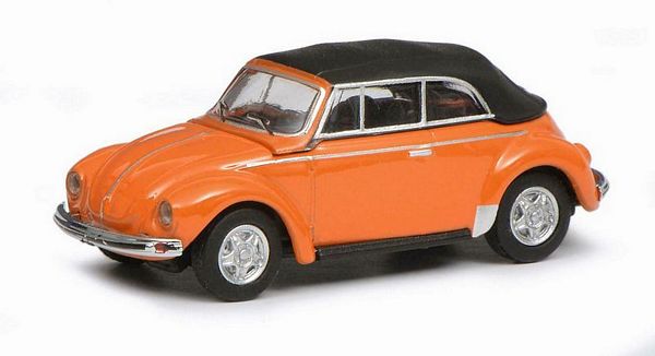 Schuco 452654800 VW Beetle Convertible Orange