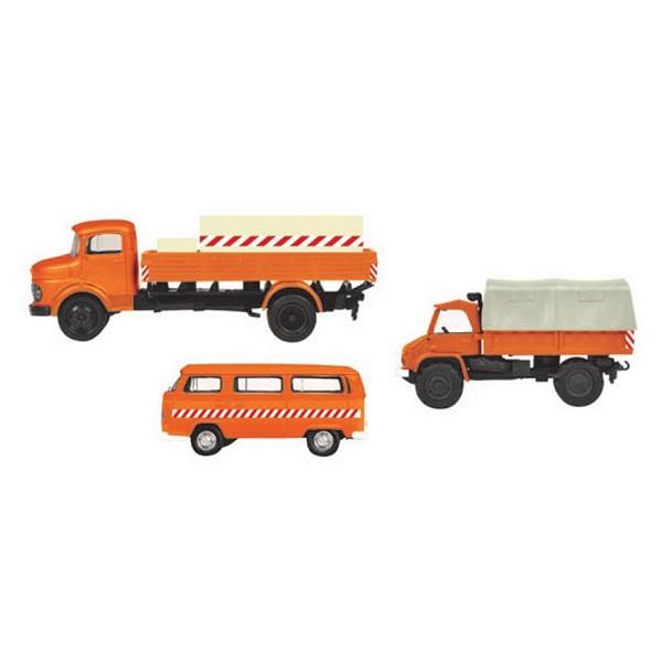 Schuco 452655600 3-Unit Set Municipal Vehicles