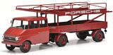 Schuco 450008400 Opel Blitz Racing Transporter Porsche