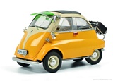 Schuco 450041300 BMW Isetta with sun protector and suitcase