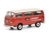 Schuco 450334300 VW T2a Bus L Luxus AEG Lavamat Red