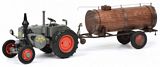 Schuco 450769400 Lanz Bulldog with Manure Trailer