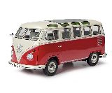 Schuco 450785200 VW T1 Samba Red-beige