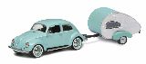 Schuco 452022500 VW Beetle With Caravan