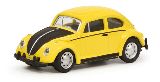 Schuco 452633400 VW Beetle Yellow Black