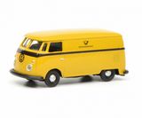 Schuco 452641100 VW T1C Box Van Deutsche Bundespost Yellow Black