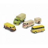 Schuco 452655400 Set of 4 Strong Brands VW T1 Bus
