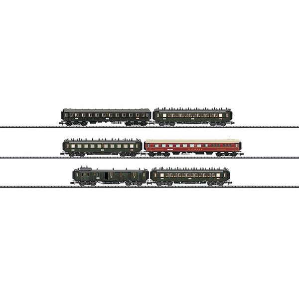 MiniTrix 15859 D119 Express Train Passenger Car Set