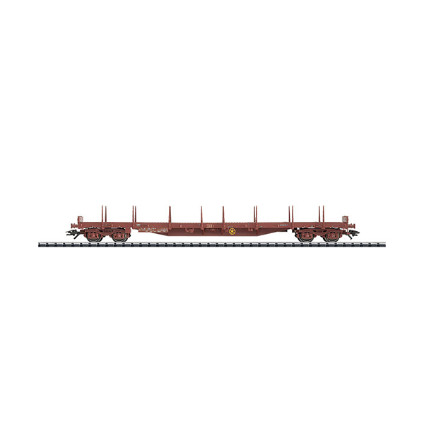 Trix 24348 Flat Car with Stakes Rs 80-2 SNCF