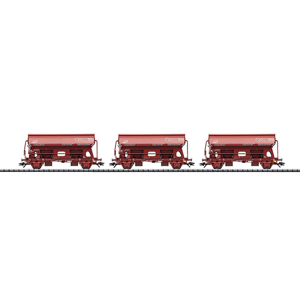 Trix 24523 Set with 3 Dump Cars with Hinged Roofs Tds FS