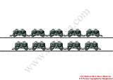 MiniTrix 15279 Bulk Powdered Freight Silo Car Set