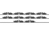 MiniTrix 15281 Steel Slabs Car Displayssym