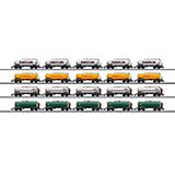 MiniTrix 15420 Set with 20 Tank Cars in the Display Motor Fuels Shell Esso Gasolin DEA