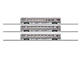 Trix 23484 Brabant TEE Add-On Car Set Inox PBA SNCF