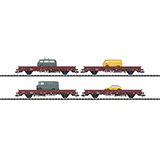 Trix 24201 Set with 4 Freight Cars with Vehicles for Postal System