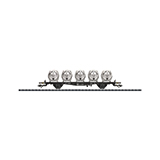 Trix 24328 Flat Car for Containers Lgjs 598 DB