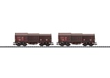 Trix 24406 Set with 2 Flat Cars with Telescoping Covers Shimmns-u DB AG