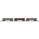 Trix 24515 Set with 3 High Side Gondolas Eaos SNCF