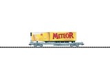 Trix 24517 Deep Well Flat Car with a Semi-Trailer