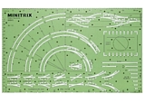 MiniTrix 66600 MiniTrix Track Planning Stencil