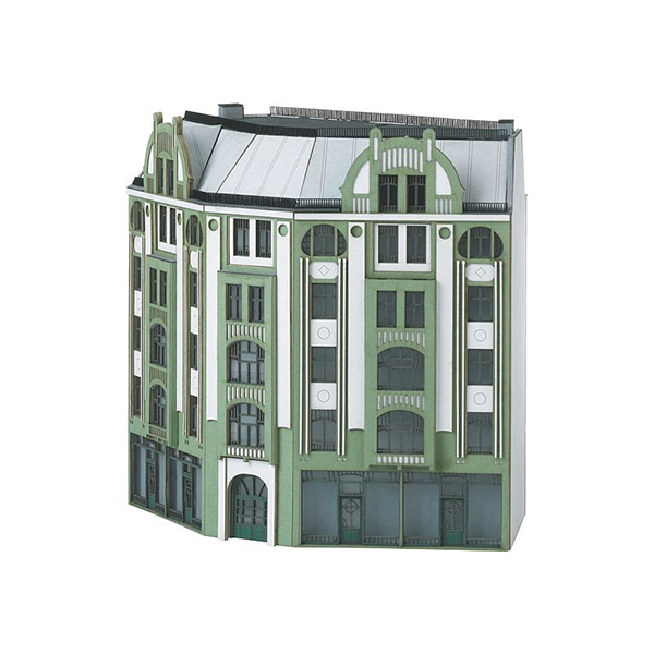 MiniTrix 66309 Building Kit for a Corner City Building in Art Nouveau