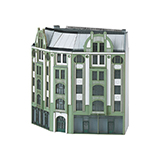 MiniTrix 66309 Building Kit for a Corner City Building in Art Nouveau